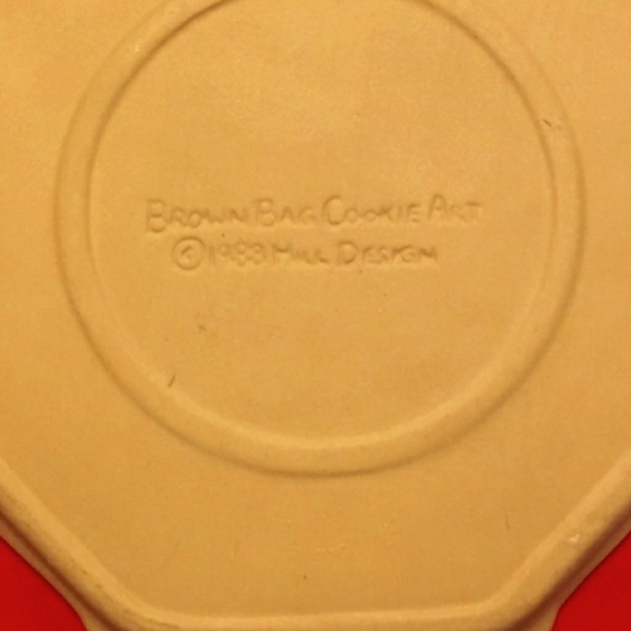 COOKIE ART SHORTBREAD PAN CLAY Hearts & Flowers NIB BROWN BAG - Picture 2 of 16